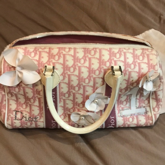 Dior Handbags - Christian Dior mini flower trotter bag